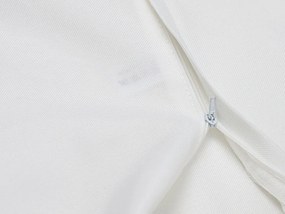 Dekoračná obliečka na vankúš CHAPLET FLORAL 40x40 cm, biela