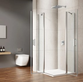 Gelco Gelco, LORO štvorcová sprchová zástena 800x800 mm, rohový vstup, GN4880-01