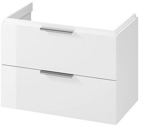 Cersanit Malika, závesná umývadlová skrinka 794x450x551 mm, biela lesklá, S598-048-DSM