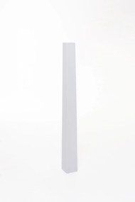 Váza OBELISK, sklolaminát, výška 120 cm, biela