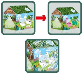 Malovateľný domček- dinosaurus