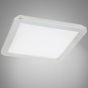 Stropné svietidlo Nexit 30x30 cm 18W IP44 chróm+Granila 3000k