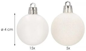 ​​​​​​​Vianočné gule 20 ks SPRINGOS CA0101