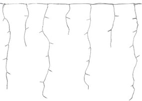 Nedis CLLC360C - LED Vianočný záves 360xLED/7 funkcií 14m IP44 studená biela