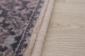 Agnella, Orientálny behúň na mieru Isfahan Forenza alabaster, šíre 80 cm, ružová, chodba / predsieň