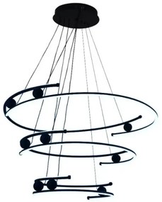 LED Stmievateľný luster na lanku LED/170W/230V 3000-6500K + diaľkové ovládanie