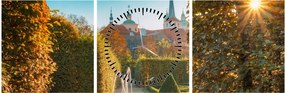 Obraz - Valdštejnský palác (s hodinami) (90x30 cm)