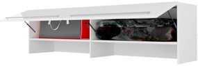 Sklápacia posteľ Concept Pro II, Farby: biela, Rozmer postele: 140x200