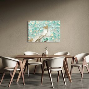 Obraz kvety s motýľmi (90x60 cm)