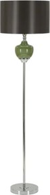 Stojacia lampa Eva 160 cm strieborná/čierna/zelená