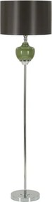 Stojacia lampa Eva 160 cm strieborná/čierna/zelená