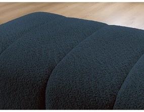 Tmavomodrá podnožka z textílie buklé Annecy – Bobochic Paris