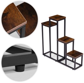 ModernHome Stojan na kvety - 4 police, ModernHome