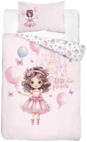 Obliečky do postieľky Malá Princezná 100/135, 40/60 cm