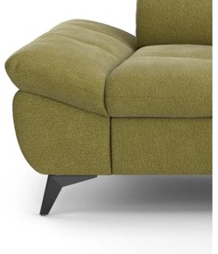 Rozkladacia rohová sedacia súprava do L MARANO pravá olivová