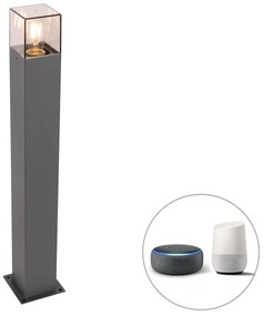 Inteligentná stojaca vonkajšia lampa antracit 70 cm vrátane Wifi P45 - Denmark