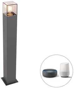 Inteligentná stojaca vonkajšia lampa antracit 70 cm vrátane Wifi P45 - Denmark