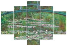 Obraz - Claude Monet, The Japanese Footbridge, reprodukcia (150x105 cm)