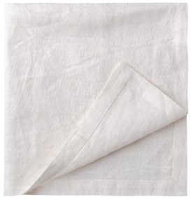 Biele ľanové obrúsky 50 x 50 cm 2 ks - Gaya Ambiente - 596430