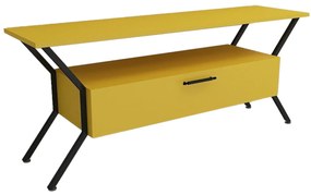 TV stolík/skrinka Tarzan (Žltá + Čierna). Vlastná spoľahlivá doprava až k Vám domov. 1072866