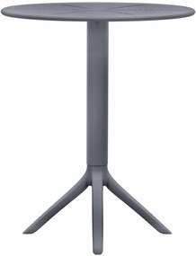 Okrúhly stôl Lacota 60 cm - antracitová