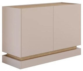 Komoda Arlotekis K120 2D, Farby: čierna / dub cremona