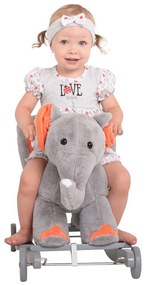 Hojdacia hračka s melódiou a kolieskami PlayTo sloník