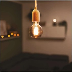 LED žiarovka dekoratívna DYMOVÁ G95 teplá biela