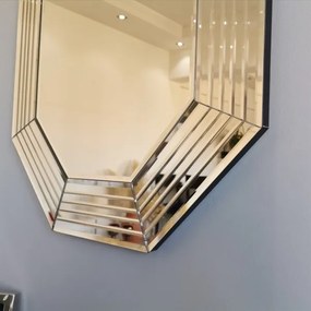 Nástenné zrkadlo 60x100 cm bronzová