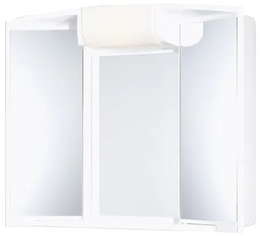 Zrkadlová skrinka Jokey 59x50 cm plast biela ANGY, 1 ks