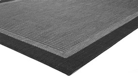 Koberec Eqos 0001GREY – sivý obdĺžnik s jemným vzorom Rozmer: 120x180 cm