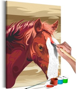 Obraz - maľovaný podľa čísel Brown Horse
