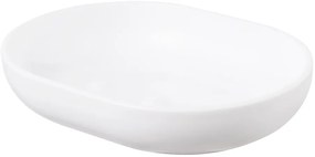 BISK Erga SNOW, miska na mydlo na postavenie, biela-hnedá, ERG-07581