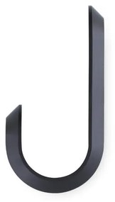 Normann Copenhagen Vešiaky Curve Mini Hooks – set 2 ks, matt black