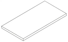 Laminovaná polica pre ELEMENT SYSTEM, 1200 x 200 mm, biela