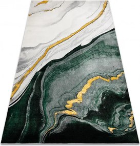 Dywany Łuszczów 👣🛡️80x150 cm Kusový koberec Emerald 1017 green and gold + protišmyková úprava, zelená, kancelária
