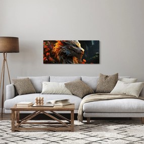 Obraz - Drak (120x50 cm)
