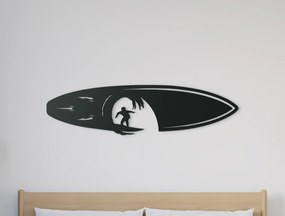 drevko Drevený obraz Surfista na vlnách