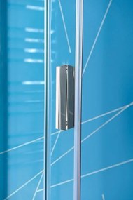 Polysan Polysan, EASY LINE obdĺžniková sprchová zástena 900x800mm, číre sklo, EL5315