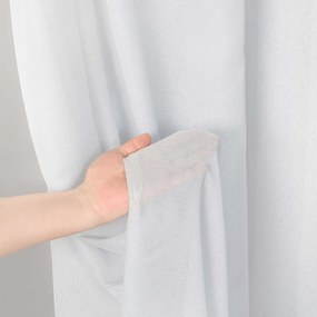 Goldea záclona – svetlo sivá jemná sieť 300 cm