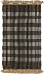 Čierny obojstranný/ručne tkaný koberec 60x90 cm Barani – Kave Home