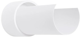 Nástenné svietidlo Flash, 1x biele kovové tienidlo