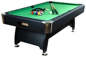 GamesPlanet® 7309 Biliardový stôl pool biliardový stôl s vybavením, 7 ft