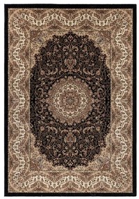 Ayyildiz Kusový koberec KASHMIR 2606, Čierna Rozmer koberca: 120 x 170 cm