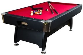 GamesPlanet® 9515 Biliardový stôl pool biliardový stôl 8 ft s vybavením