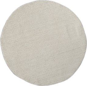 My Flair, Kusový koberec Ava CA20003 weiß kruh, 120x120 (priemer) kruh, biela, chodba / predsieň