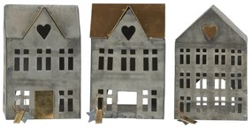 Ib Laursen Svietnik domček House Stillenat Mosadzné srdce