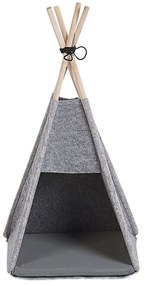 Stan teepee pre zvieratá 35 x 40 cm svetlosivá ULUBEY Beliani