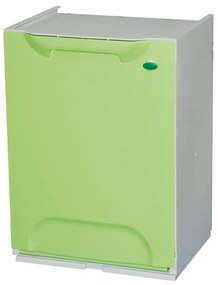 Plastový kôš na triedený odpad, 20 L, zelený