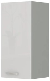 Horná kuchynská skrinka Brunea 30 G-72 1F (sivá + lesk biely). Vlastná spoľahlivá doprava až k Vám domov. 1024997